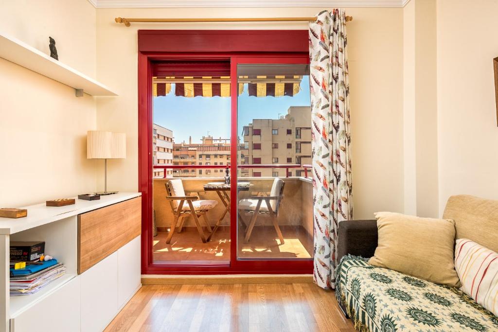 Posedenie v ubytovaní Apartamento Parque litoral