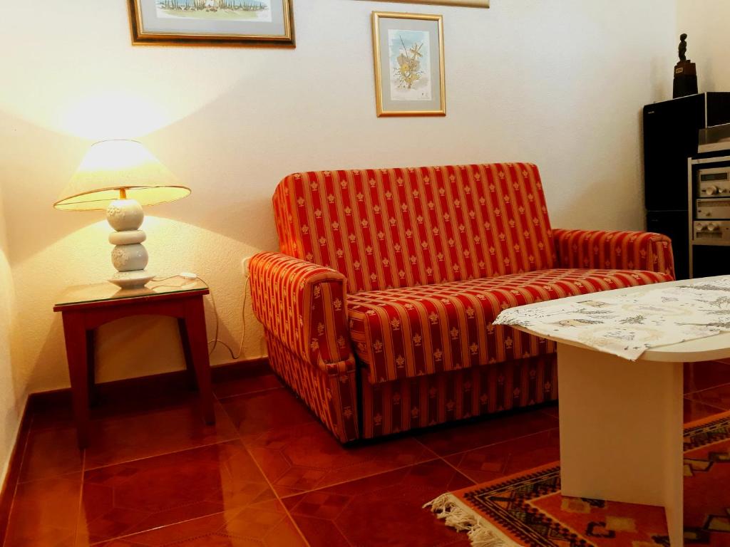 Posezení v ubytování Apartments Vrisak