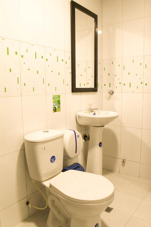 Koupelna v ubytování Hotel Brisas De Calima