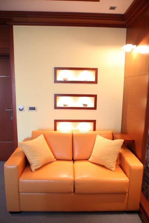 Posezení v ubytování Garni Hotel Aleksandar