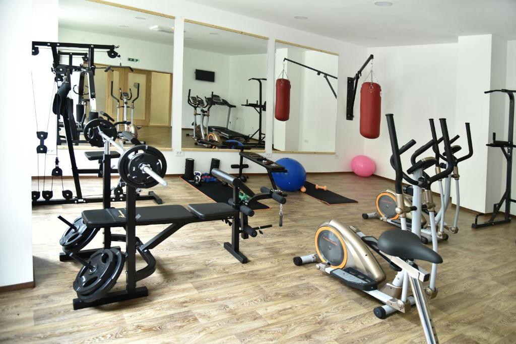 Fitness centrum a/nebo fitness zařízení v ubytování Miznah Hotels & Resorts