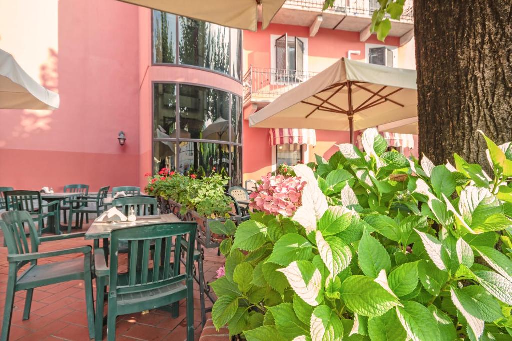 Zahrada ubytování Albergo Rondò