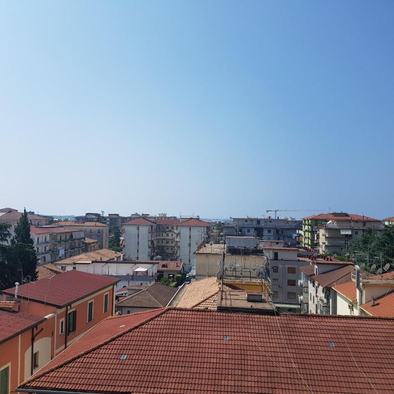 Widok na miasto Pontecagnano z tego obiektu B&B