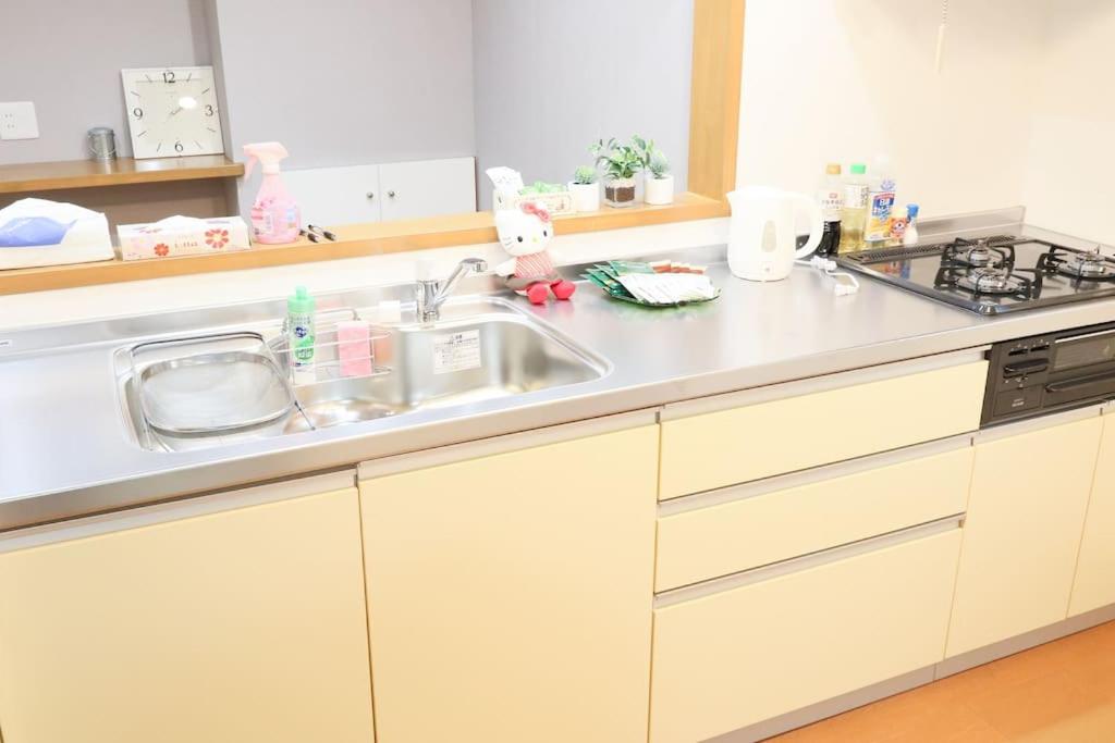 Köök või kööginurk majutusasutuses Tokaichi inn 一軒家貸切