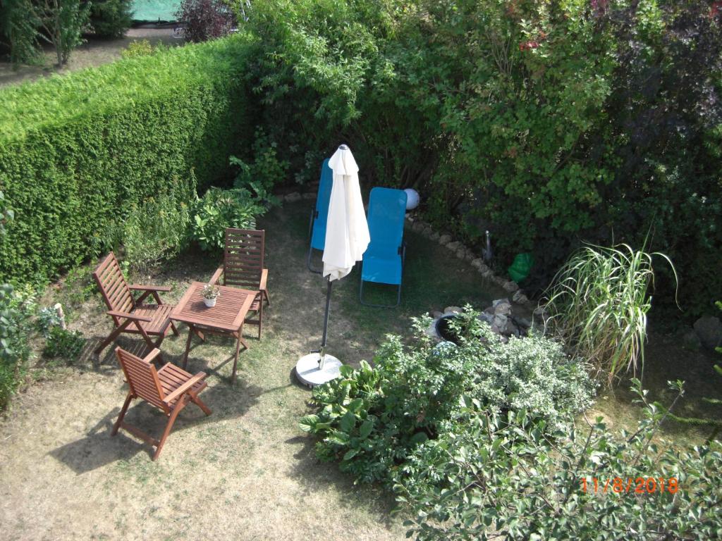 Zahrada ubytování Appartement Am Goldberg