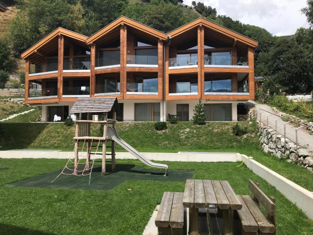 Zahrada ubytování Bergquell Haus D
