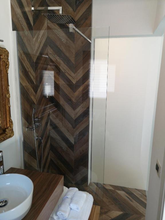 Koupelna v ubytování B&B Montemare