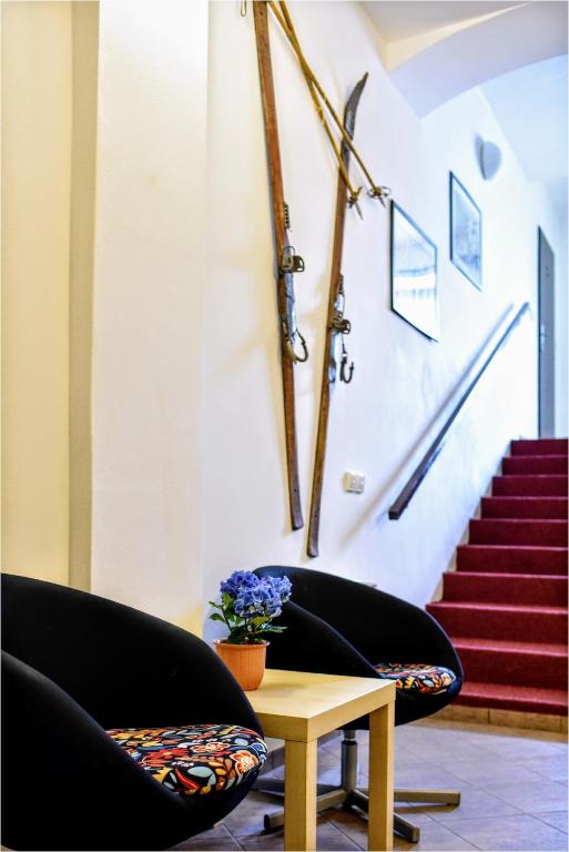 Posezení v ubytování Apartmánový Dům Pasťák
