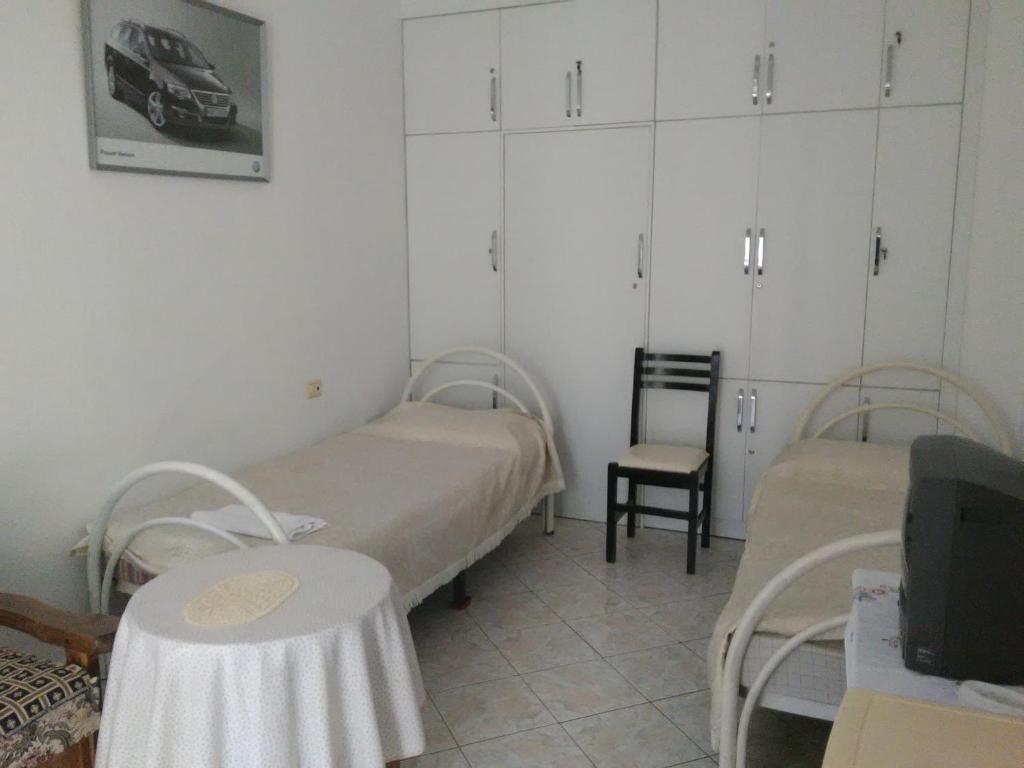 Postel nebo postele na pokoji v ubytování Camping late