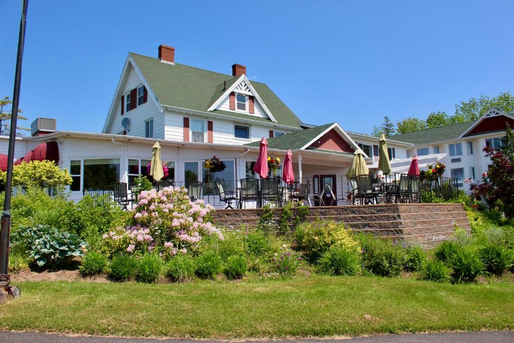 Zahrada ubytování Auberge Gisele's Inn