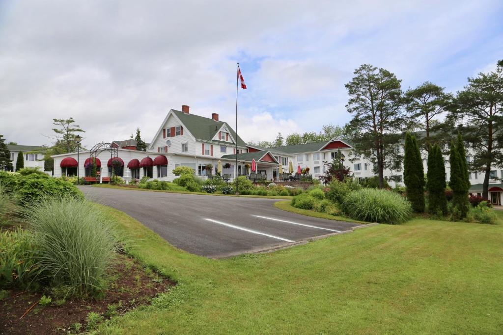 Zahrada ubytování Auberge Gisele's Inn