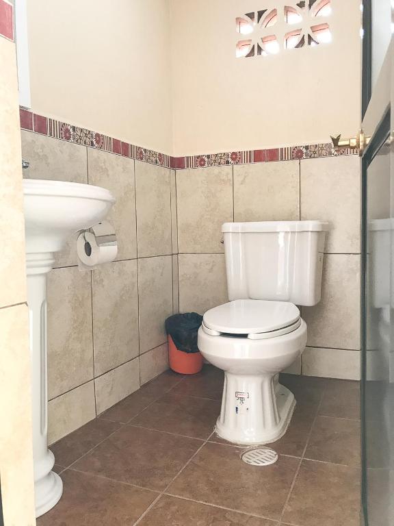 Koupelna v ubytování Comodo Departamento