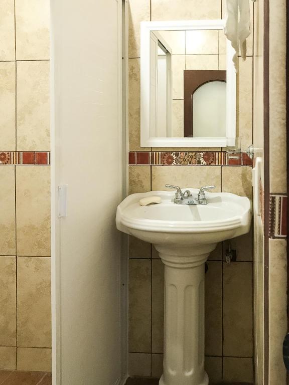 Koupelna v ubytování Comodo Departamento