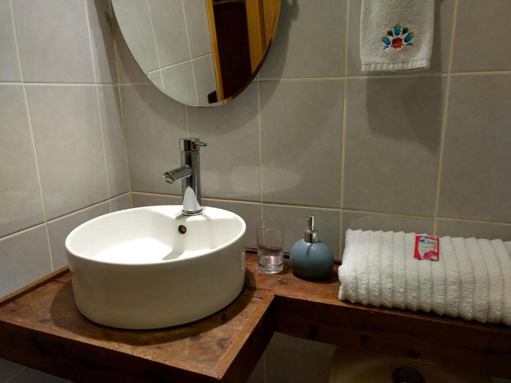 Ένα μπάνιο στο Hostal Mackay Temuco