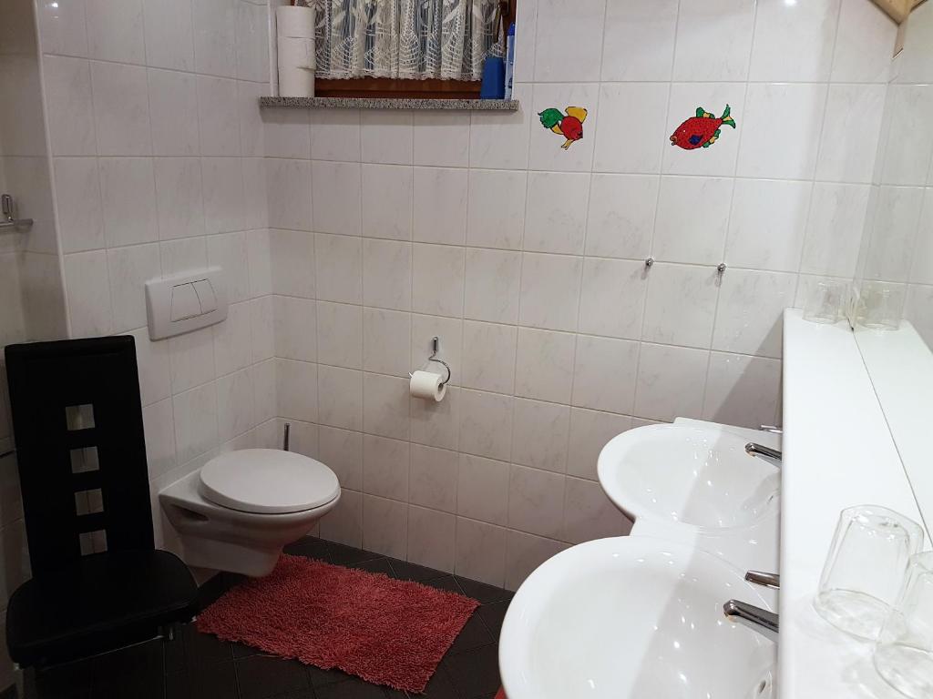 Koupelna v ubytování Ranner's Ferienwohnung