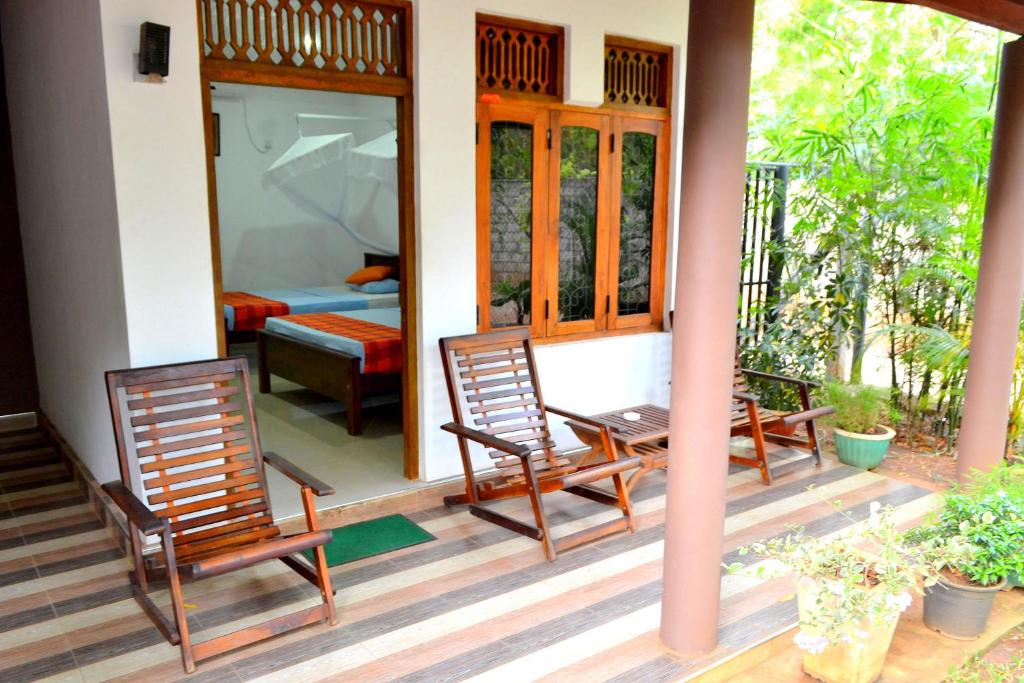 Balkón nebo terasa v ubytování Max Safari Villa