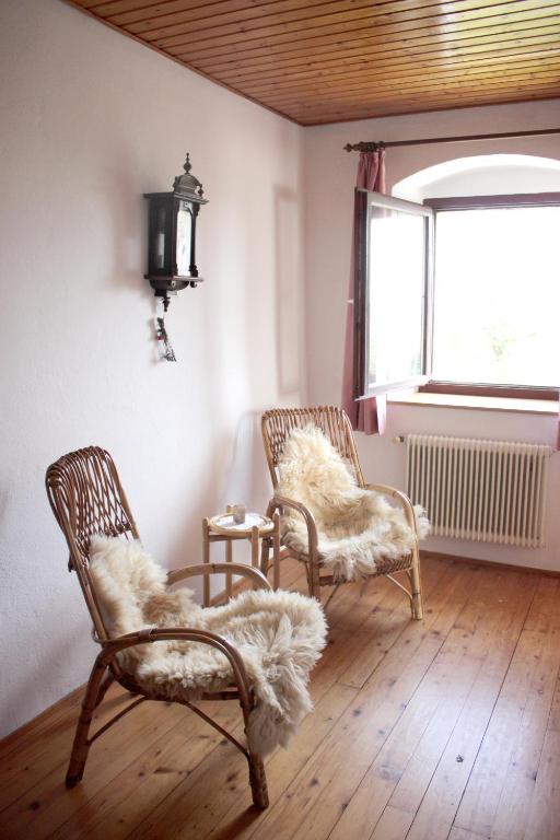 Posezení v ubytování Ferienwohnung im Mühlviertler Panorama Vierseithof