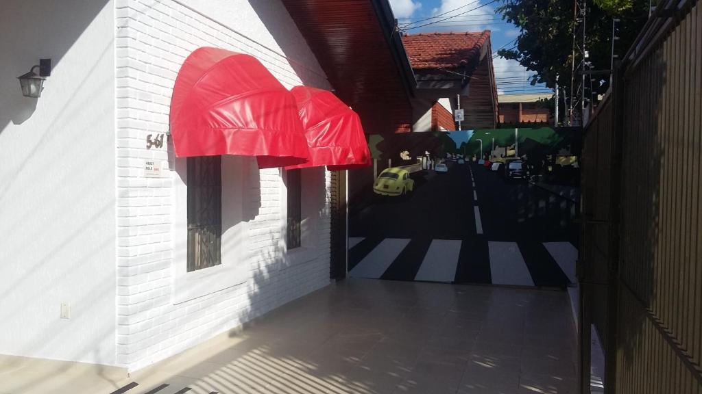 Budova, kde se hostel nachází