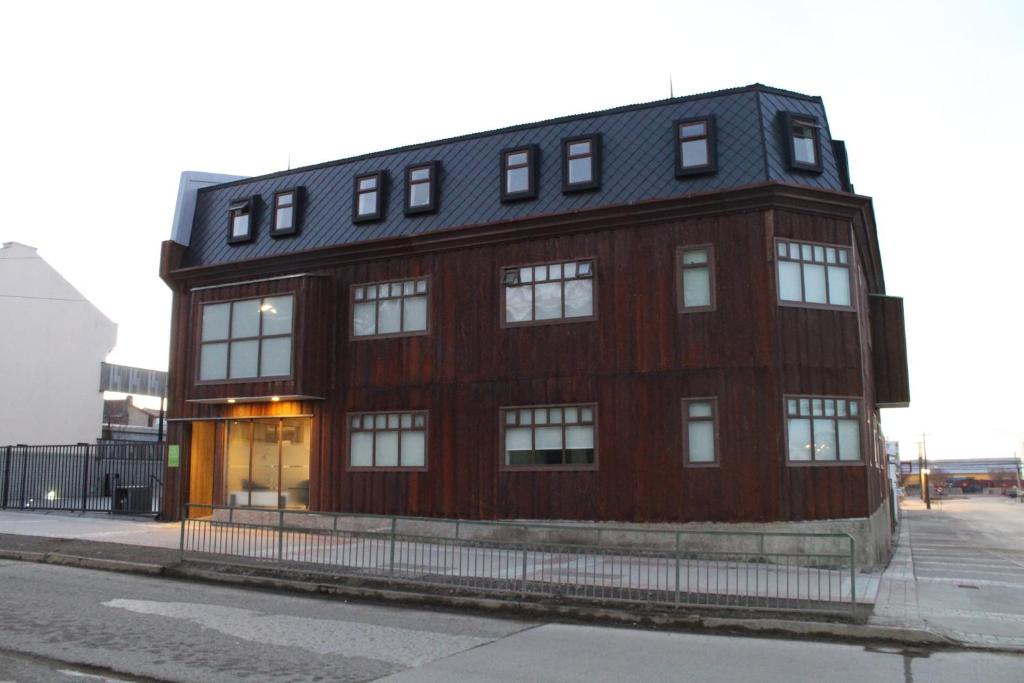 Budova, kde se aparthotel nachází