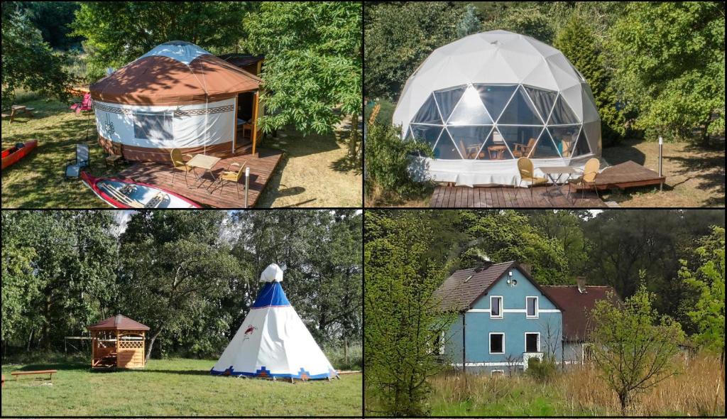 Fotografie z fotogalerie ubytování Glamping Podgrodzie v destinaci Nowe Warpno