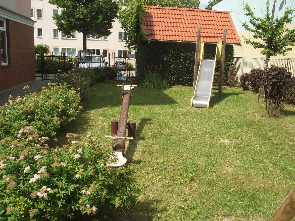 Vonkajšia záhrada v ubytovaní Adoria
