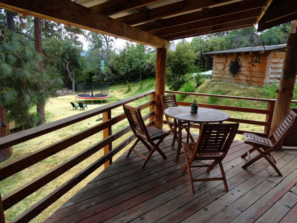 Patio nebo venkovní prostory v ubytování Evergreen Haus