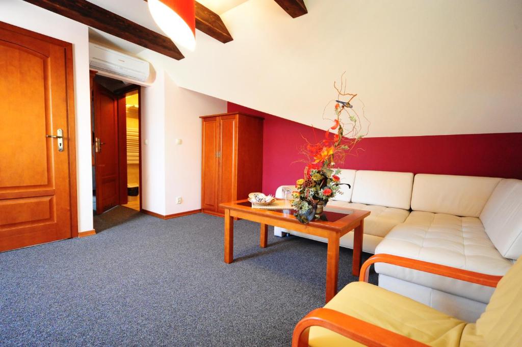 Posezení v ubytování Hotel Spinaker