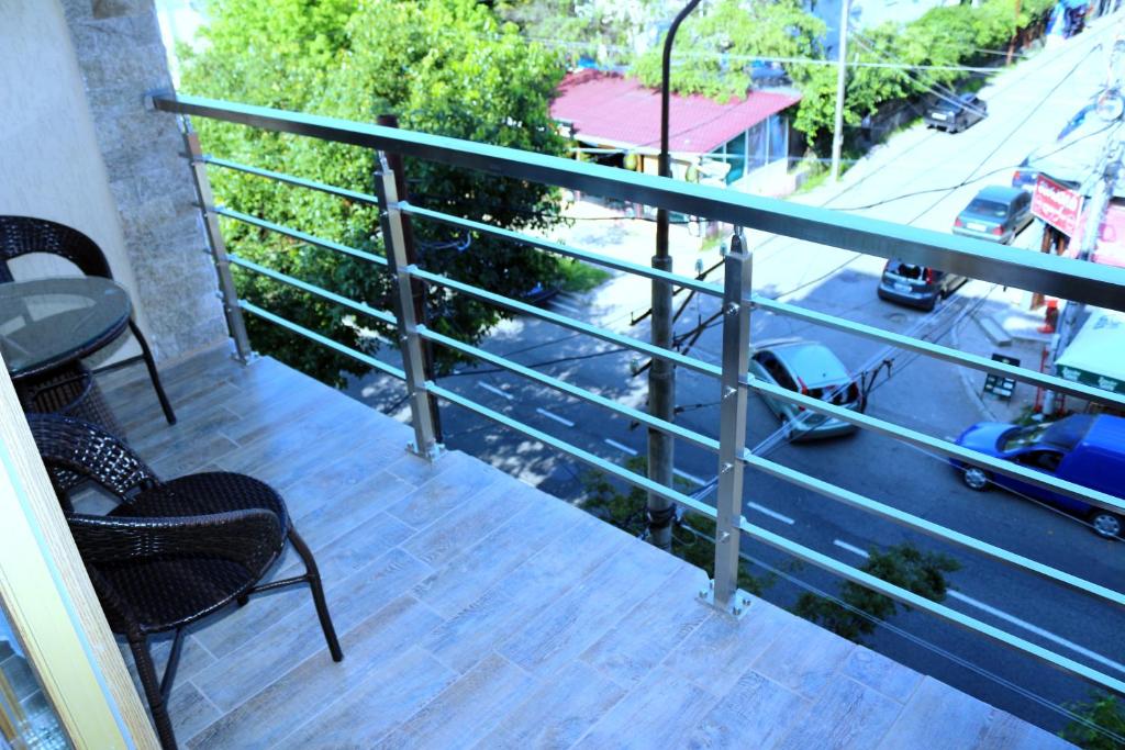 Balkón nebo terasa v ubytování Hotel Lazi