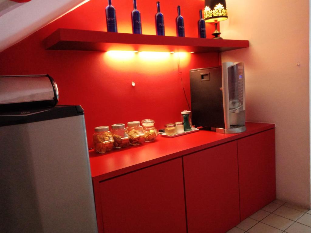 Kuchyň nebo kuchyňský kout v ubytování The Verve Hotel PJ Damansara