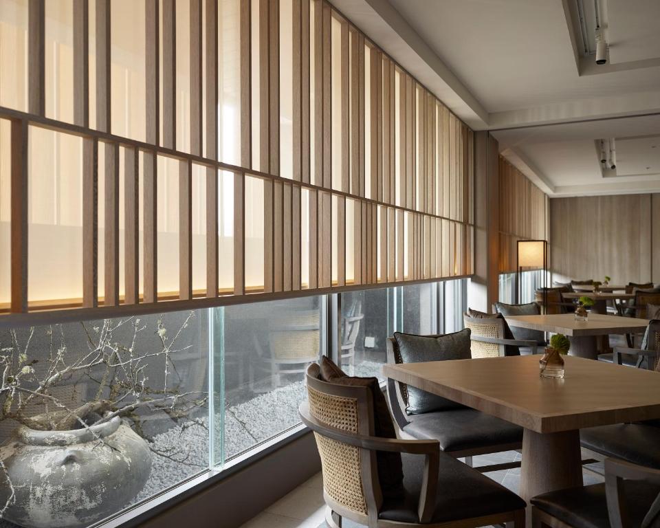 Restaurace v ubytování 礁溪晶泉丰旅 Wellspring by Silks Jiaoxi