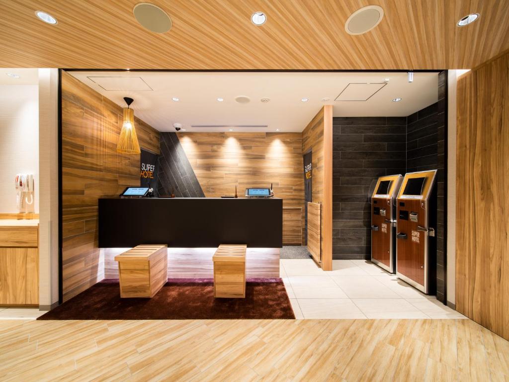 Posezení v ubytování Super Hotel Tokyo Shiba