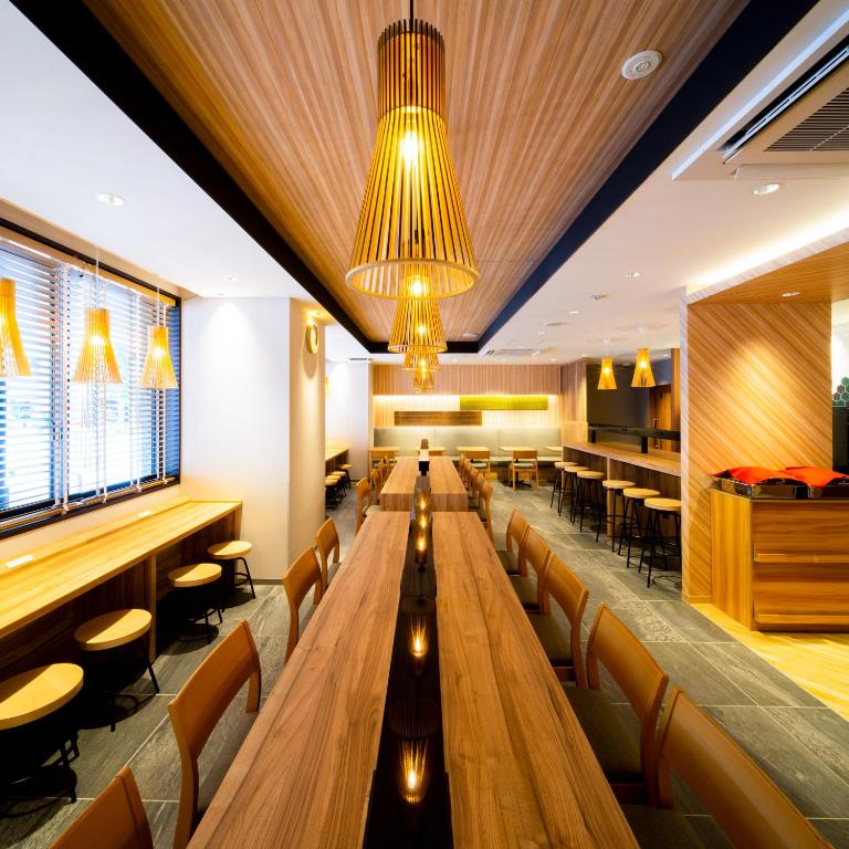 Posezení v ubytování Super Hotel Tokyo Shiba