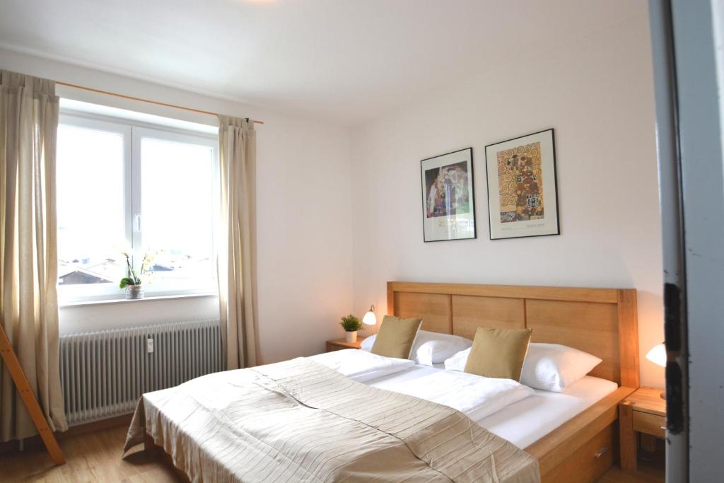 Postel nebo postele na pokoji v ubytování Appartements Domizil