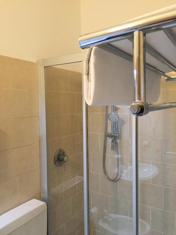 Koupelna v ubytování Hotel Ciocca