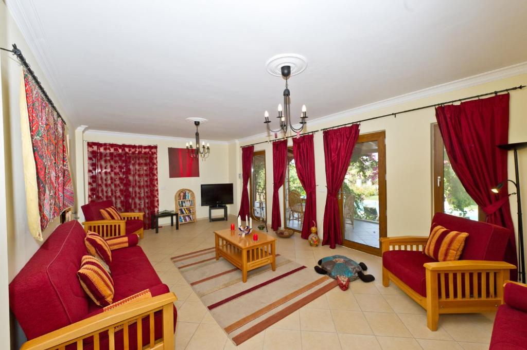 Posezení v ubytování Villa D'Louca