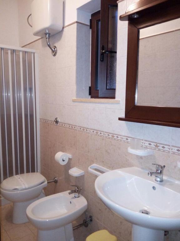 A bathroom at Perla del Salento