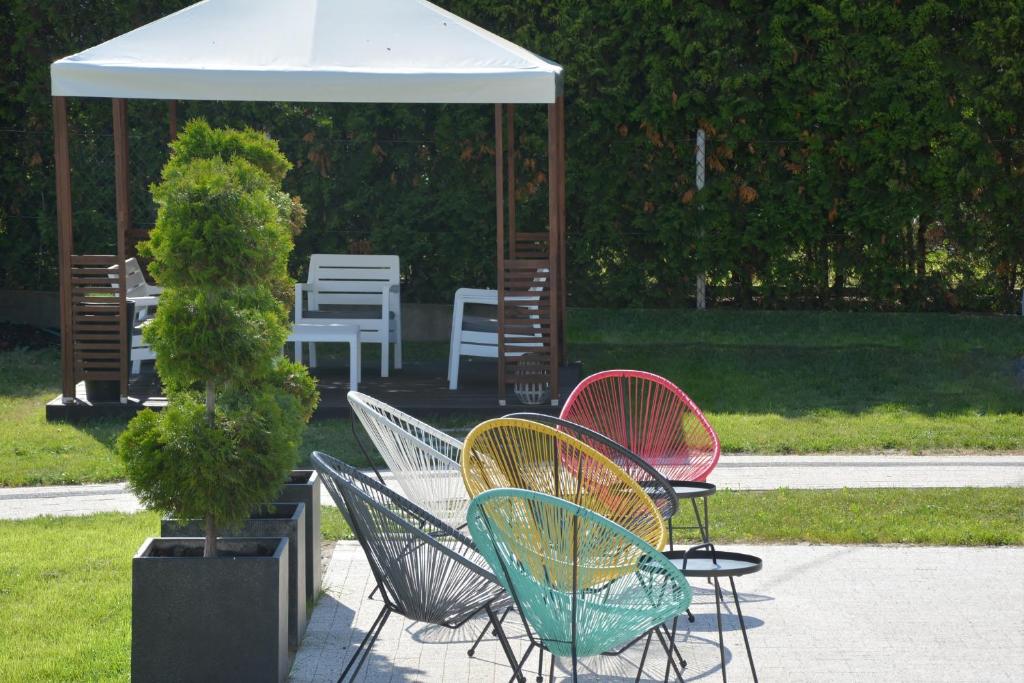 Zahrada ubytování WILLA MAGNOLIA - Apartamenty i Pokoje - ROWERY, POKÓJ ZABAW, KAWA Z EKSPRESU