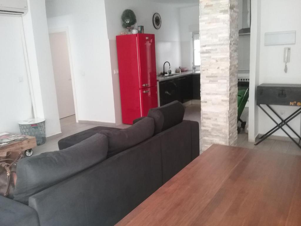 Kuchyň nebo kuchyňský kout v ubytování New Trendy apartment