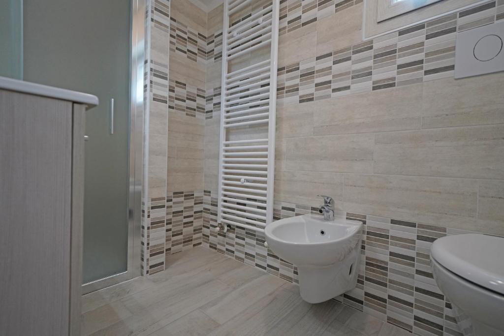 Koupelna v ubytování Quarantotto B&B