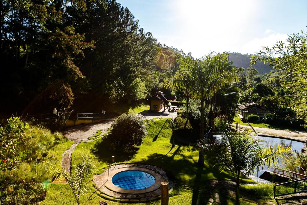 Zahrada ubytování Chez Domaine Pousada Organica