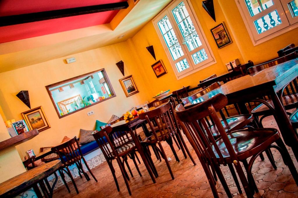 Restaurace v ubytování Alcoba del Rey de Sevilla