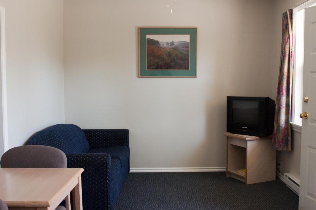 TV a/nebo společenská místnost v ubytování Boundary Motel