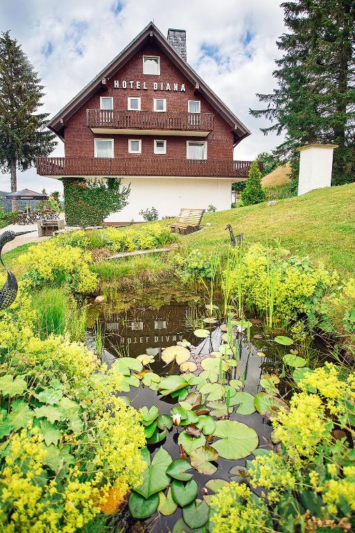 Zahrada ubytování Hotel Diana