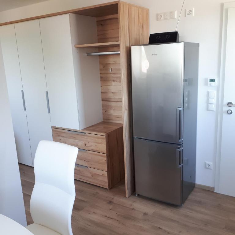 Kuchyň nebo kuchyňský kout v ubytování Ferienwohnung Weigert