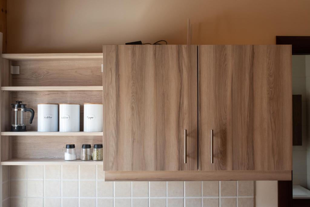 Kuchyňa alebo kuchynka v ubytovaní Luxury Loft Lefkas