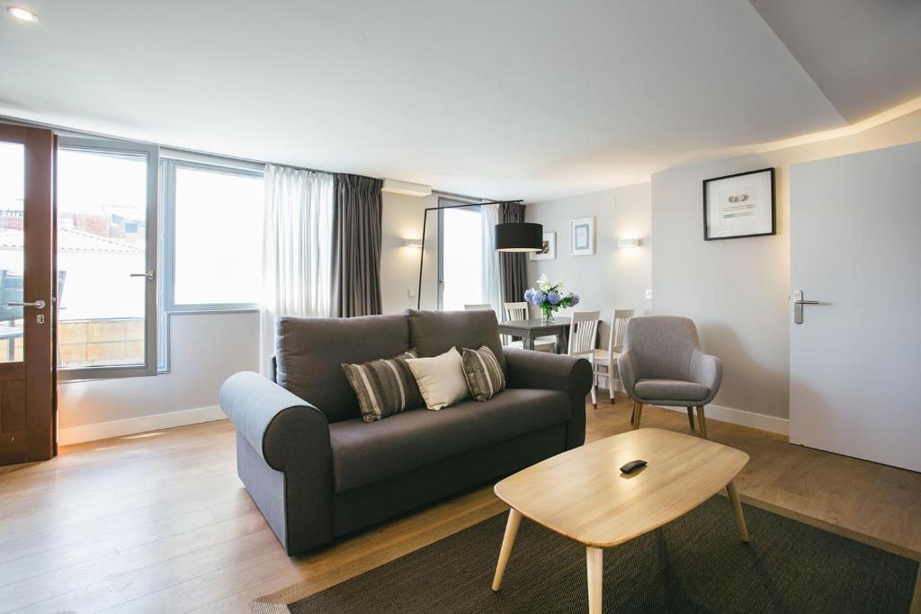 Posezení v ubytování Legazpi Doce Rooms & Suites