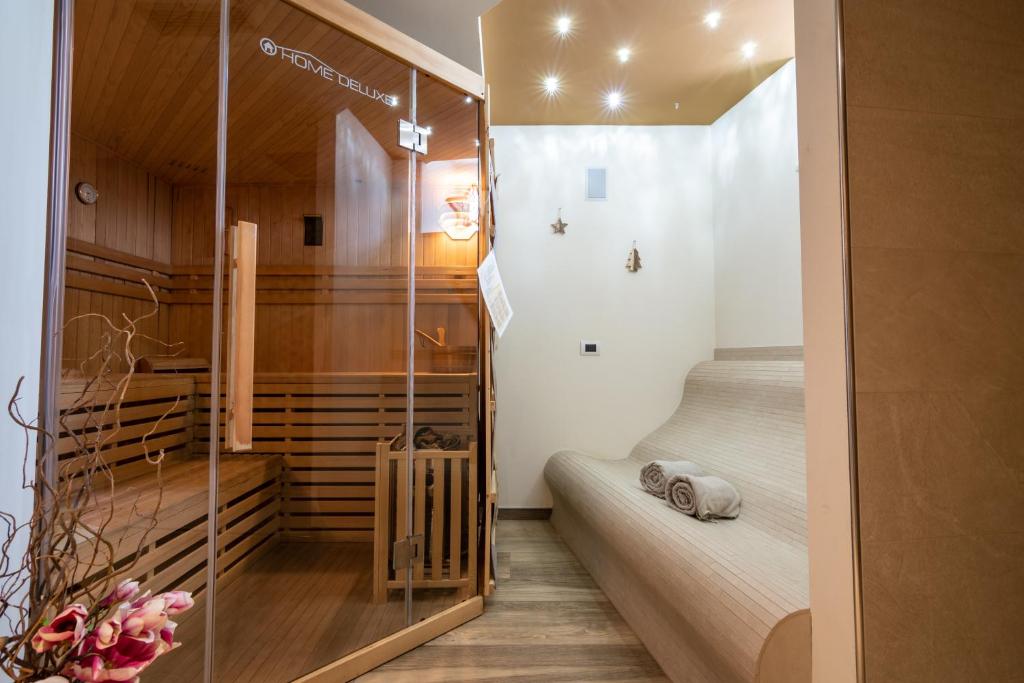 Koupelna v ubytování Aparthotel Dolomites Living&Relax