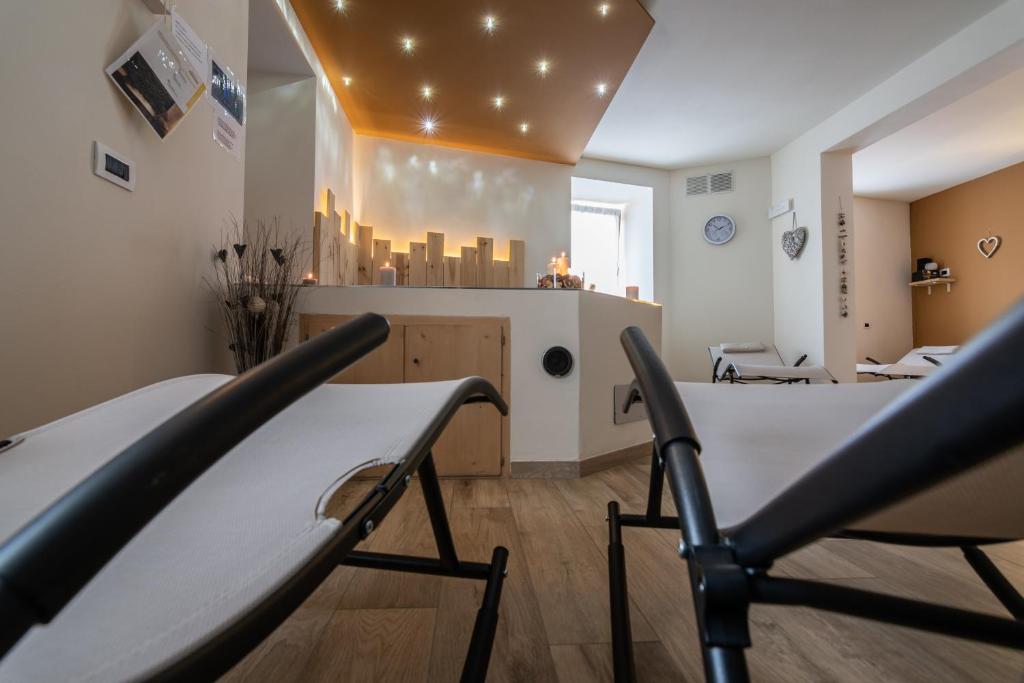 Posezení v ubytování Aparthotel Dolomites Living&Relax