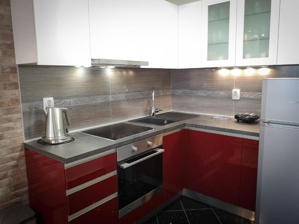 Kuchnia lub aneks kuchenny w obiekcie Apartment Mia -V