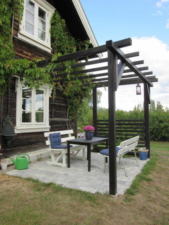 Zahrada ubytování Bjørke Østre
